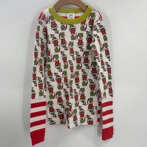 Hanna Andersson Dr. Seuss Grinch Pajama Top 100% Organic Cotton 140 CM US 10